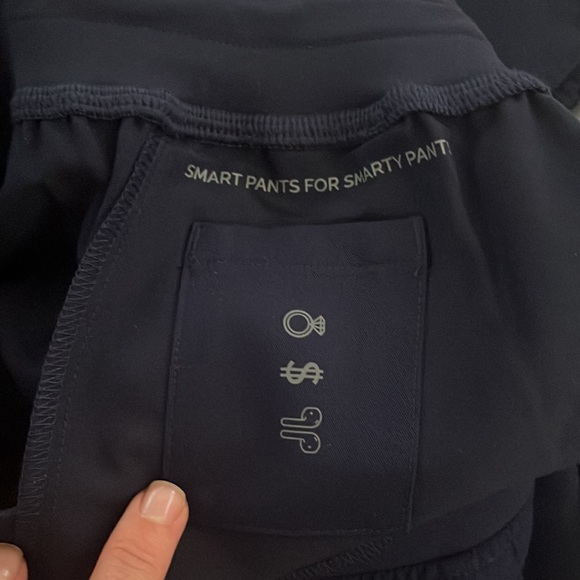 High-waisted Yola pants in Small Regular Navy - Picture 8 of 8